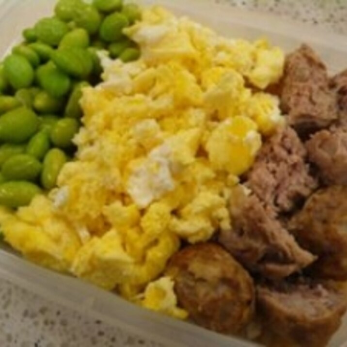 簡単三色丼弁当